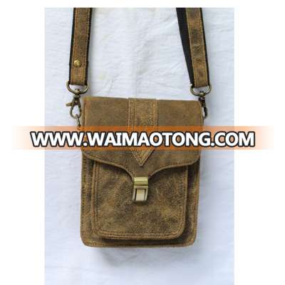 Goat Leather Messenger Bag Real Goat Leather Handmade Satchel Sling Cross Body Bag Briefcase Laptop Bag